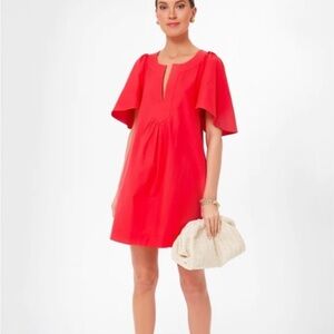 Pomander Place Tuckernuck Red Finley Flutter sleeve dress New w/Tags Sz Medium